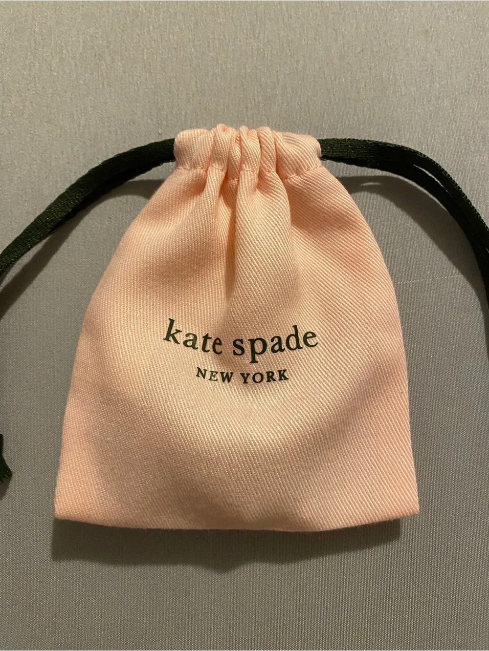 Kate Spade Brown Leather Flower Hair Clips with Pink Gem Centers